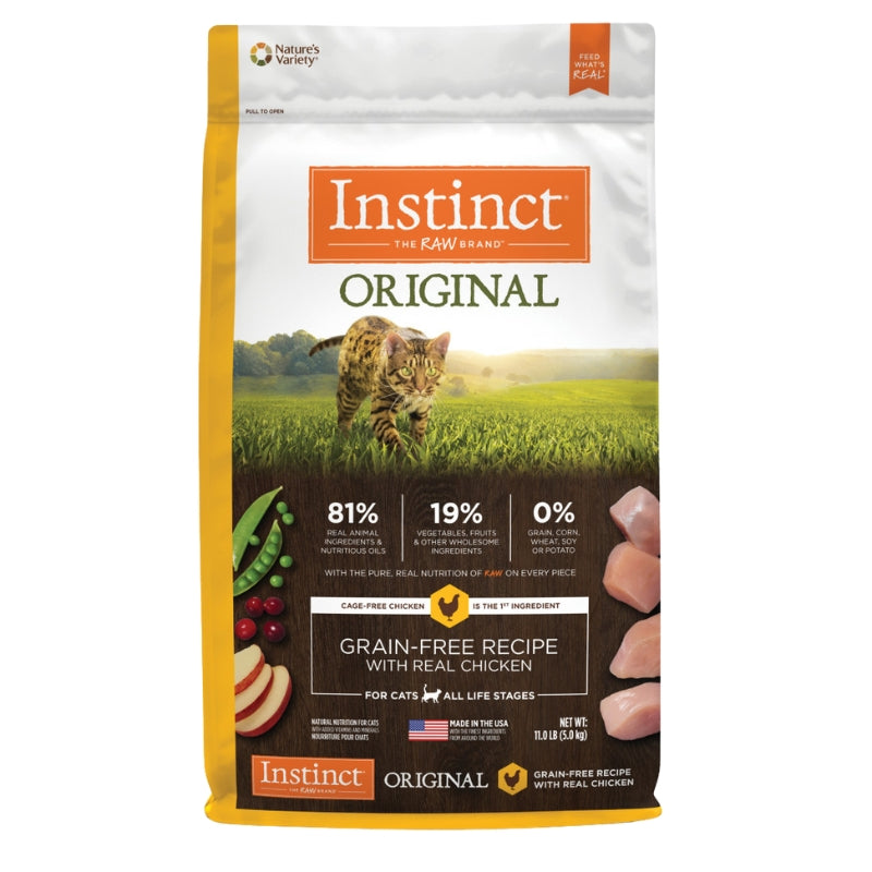 Instinct Original Grain-Free Recipe with Real Chicken Dry Cat [2 Size]