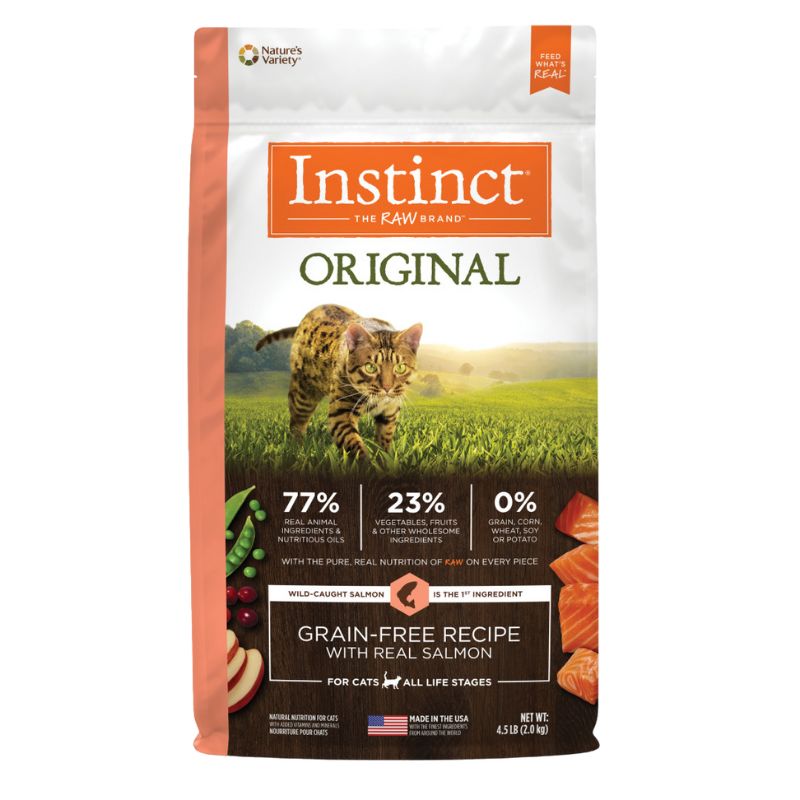 Instinct Original Grain-Free Recipe with Real Salmon Dry Cat [2 Size]