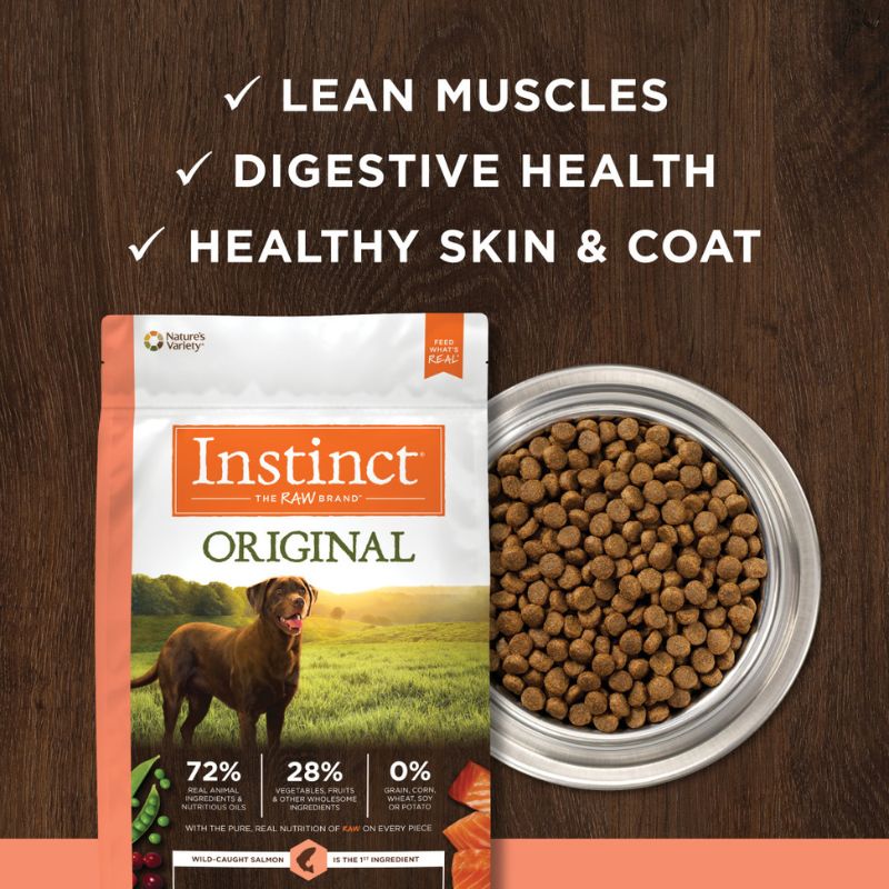 Instinct Original Grain-Free Recipe with Real Salmon Dry Dog - 20lb