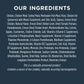 Instinct Raw Boost cat food ingredients list on a dark blue background.