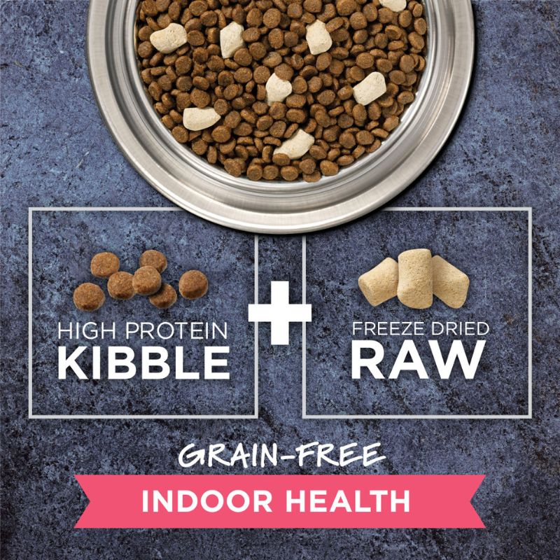 Instinct Raw Boost Kibble Indoor Health Recipe with Real Chicken Dry Cat Food - 5lb
