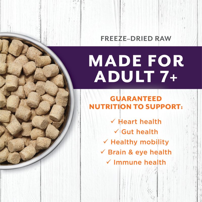 Instinct Raw Longevity Freeze-Dried Meals Beef - Adult 7+