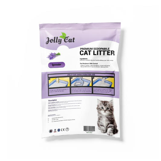 Jollycat Bentonite Cat Litter Lavender - 10L