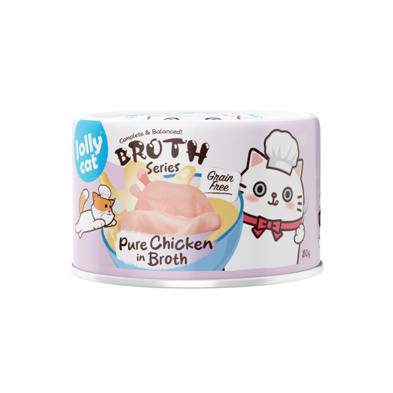 Jollycat Complete & Balanced Pure Chicken in Broth - 80g