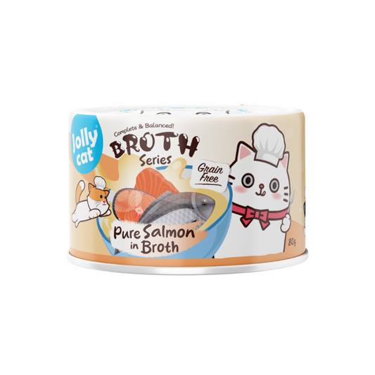 Jollycat Complete & Balanced Pure Salmon in Broth - 80g
