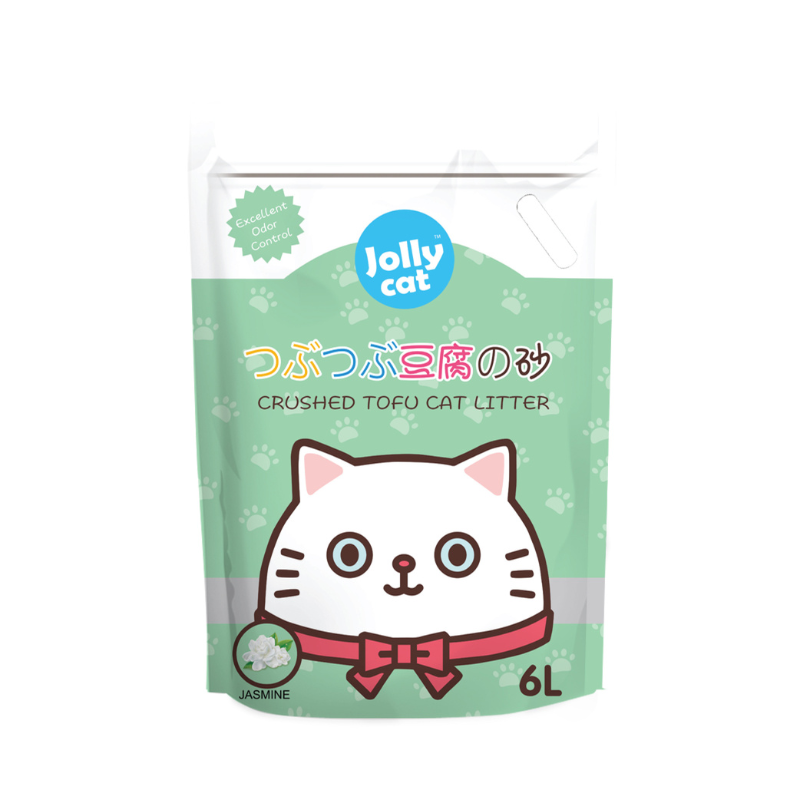 Jollycat Crushed Tofu Litter Jasmine - 6L
