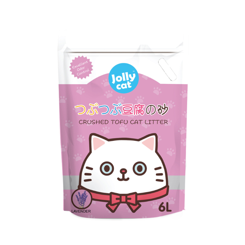 Jollycat Crushed Tofu Litter Lavender - 6L