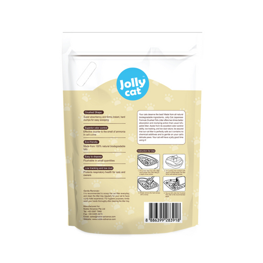 Jollycat Crushed Tofu Litter Original - 6L