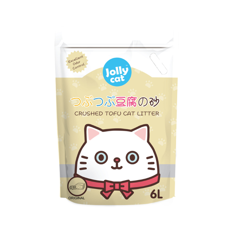 Jollycat Crushed Tofu Litter Original - 6L