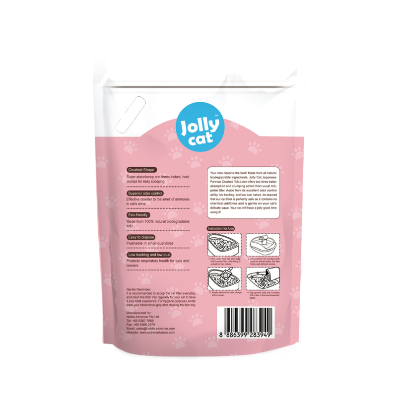 Jollycat Crushed Tofu Litter Sakura - 6L