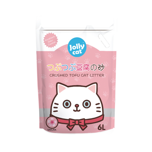 Jollycat Crushed Tofu Litter Sakura - 6L