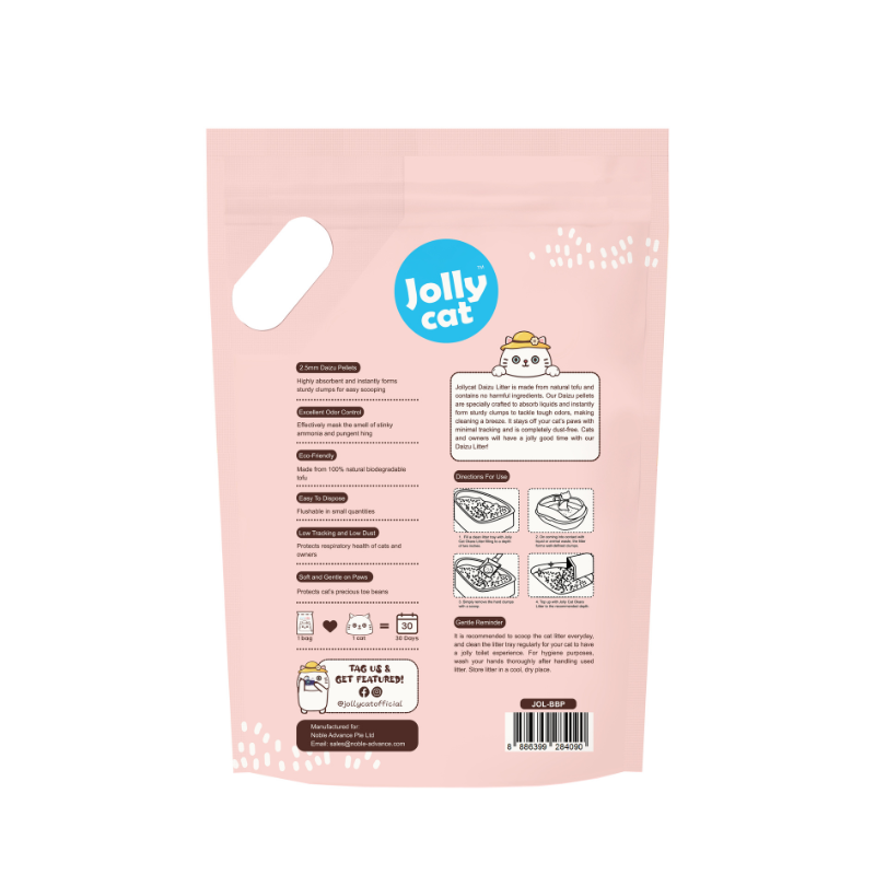 Jollycat Daizu Cat Litter Baby Powder - 7L