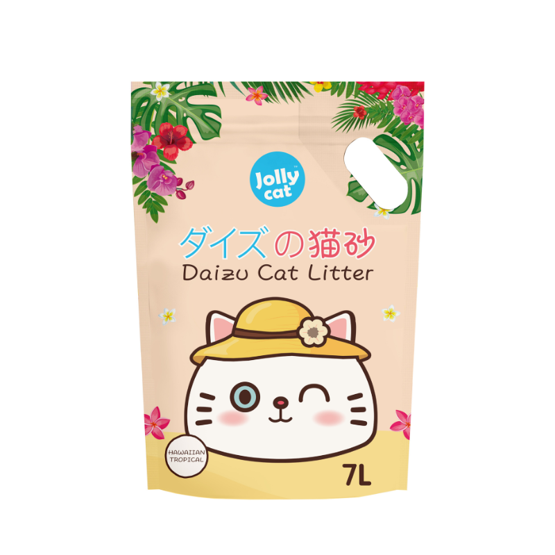 Jollycat Daizu Cat Litter Hawaiian Tropical - 7L