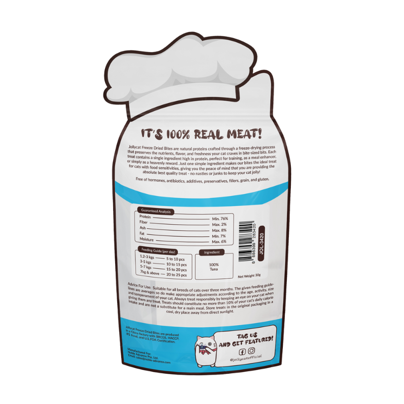 Jollycat Delightful Tuna Freeze Dried Bites -30g