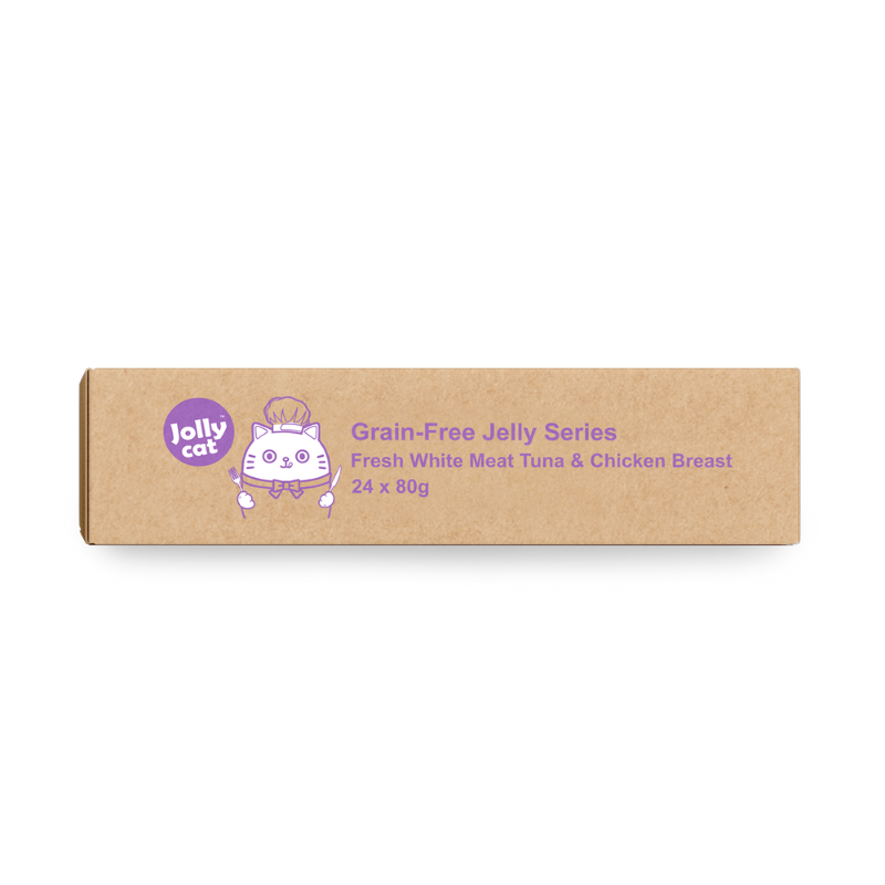 Jollycat Fresh White Meat Tuna & Chicken Breast in Jelly - 80g