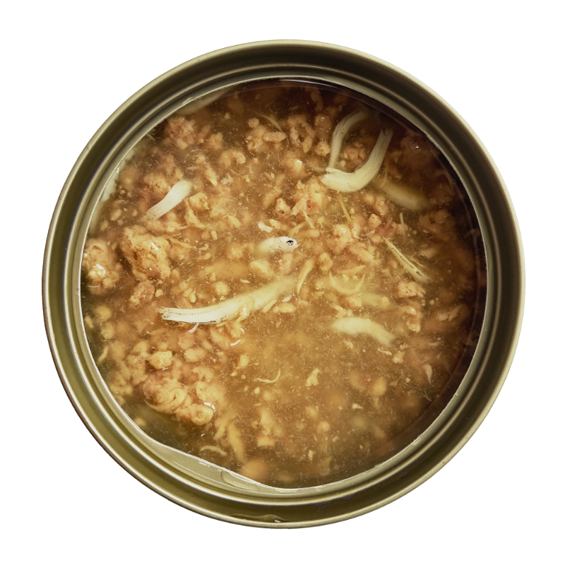 Jollycat Fresh White Meat Tuna & Shirasu in Gravy - 80g