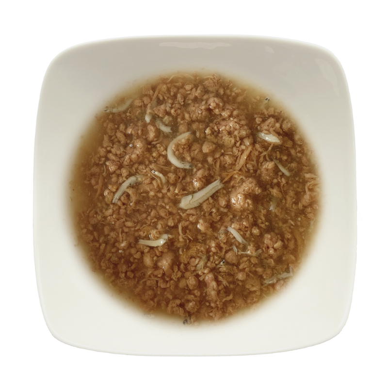 Jollycat Fresh White Meat Tuna & Shirasu in Gravy - 80g