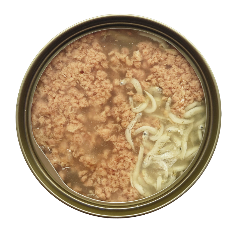 Jollycat Fresh White Meat Tuna & Shirasu in Jelly - 80g