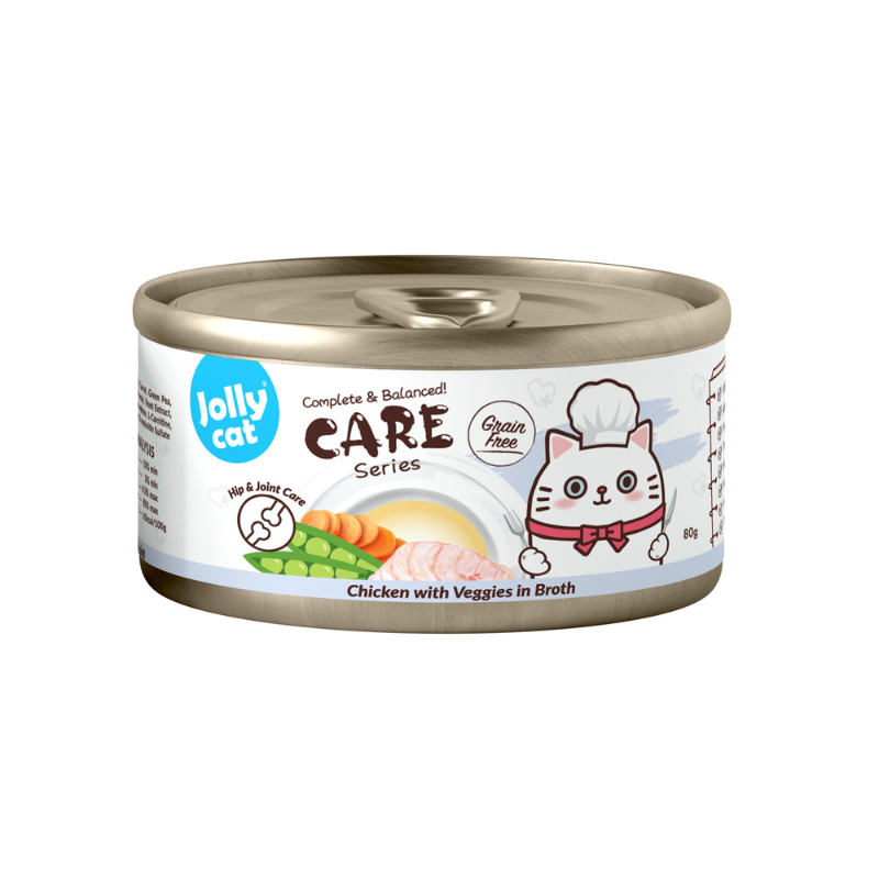 Jollycat Hip & Joint Care Chicken with Veggies in Broth - 80g