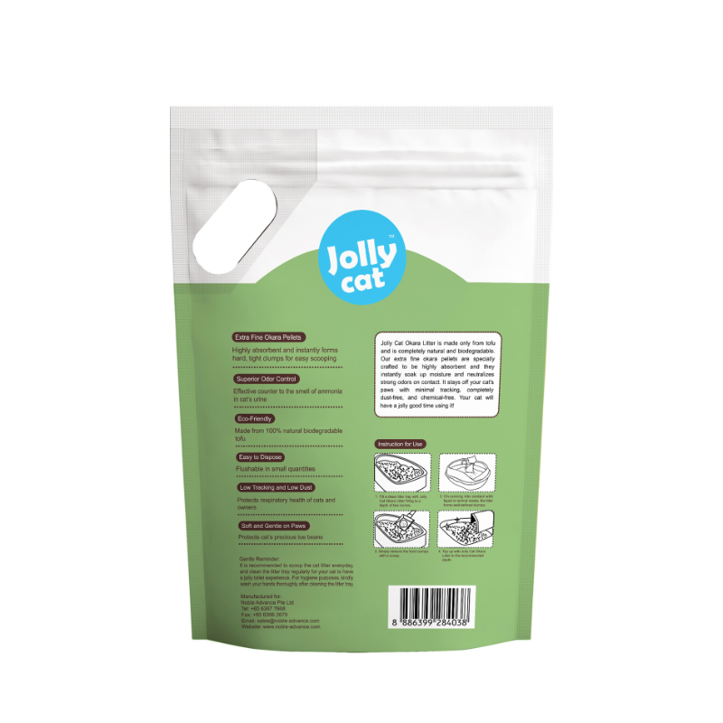 Jollycat Okara Cat Litter Green Tea - 6L