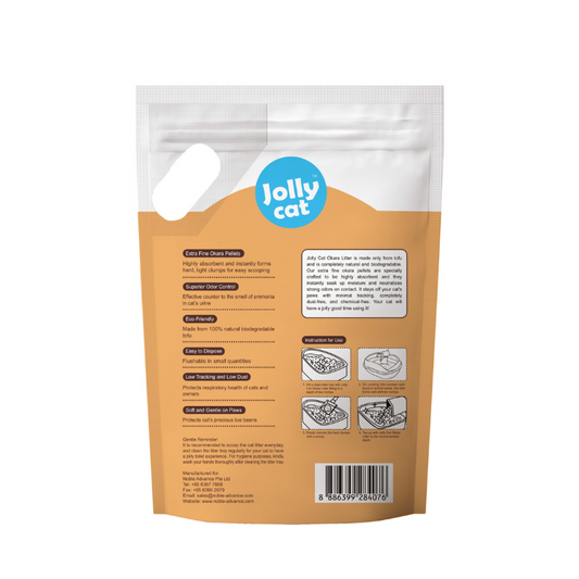 Jollycat Okara Cat Litter Orange - 6L
