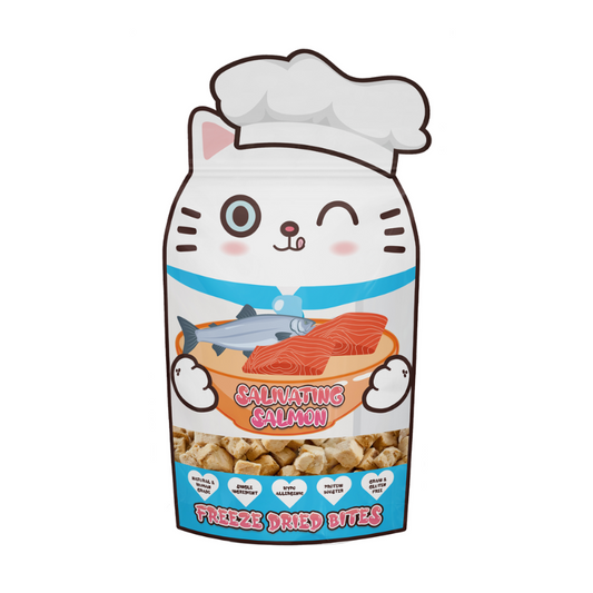 Jollycat Salivating Salmon Freeze Dried Bites - 30g