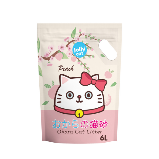 Jollycat Okara Cat Litter Peach - 6L