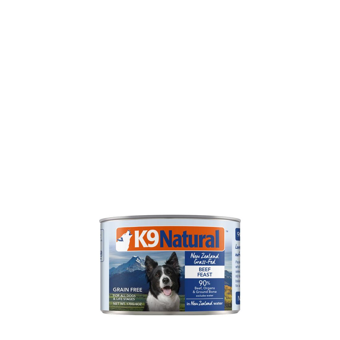 K9 Natural Canned Beef 170gm /12 Cans