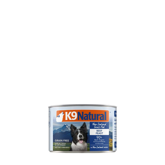 K9 Natural Canned Beef 170gm /12 Cans