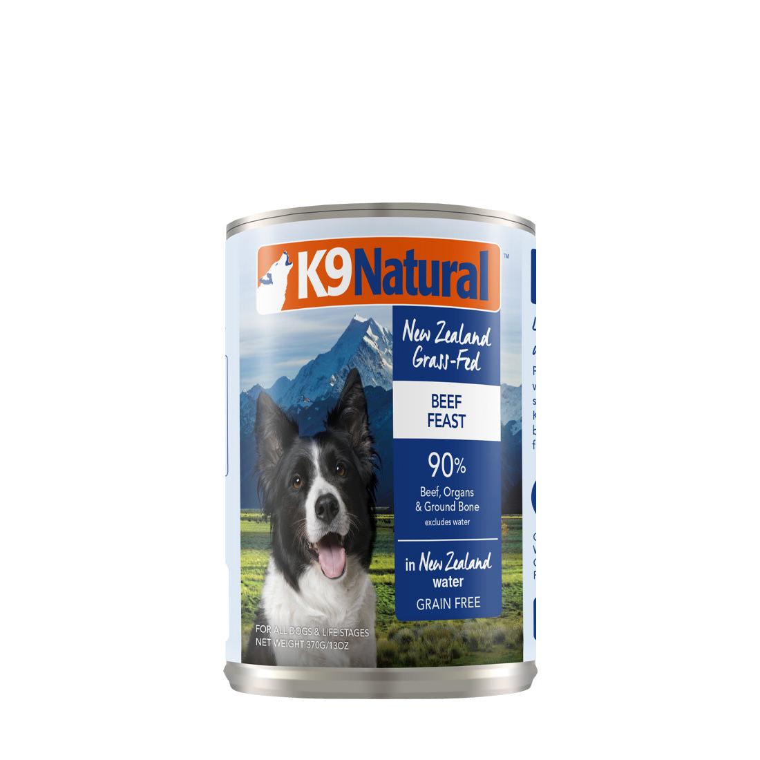 K9 Natural Canned Beef 370gm /12 Cans