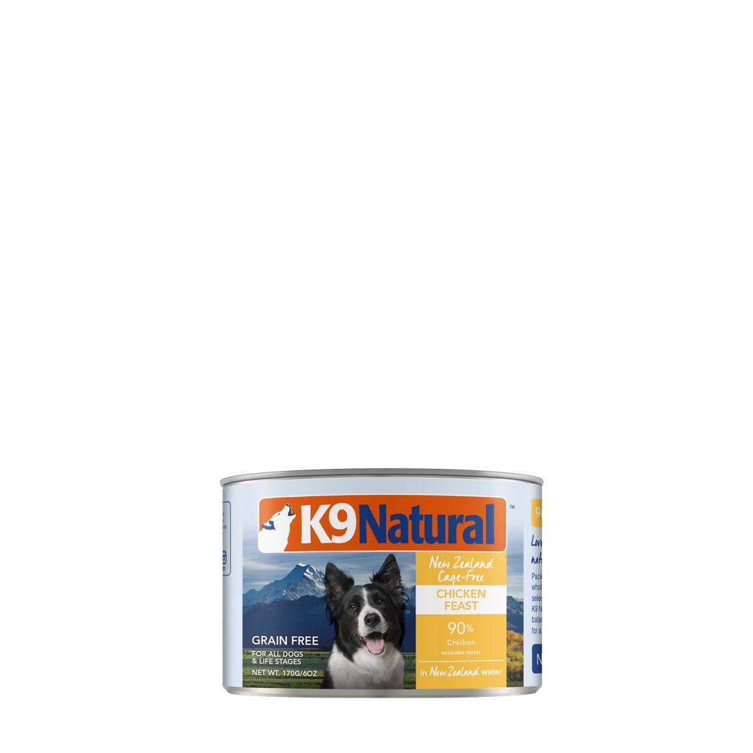 K9 Natural Canned Chicken 170gm /12 Cans