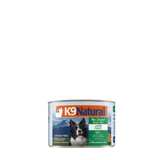 K9 Natural Canned Lamb 170gm /12 Cans