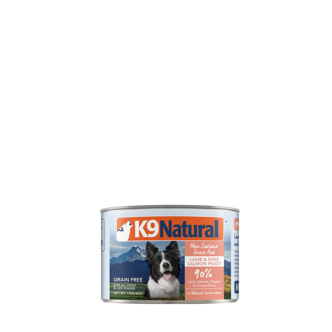 K9 Natural Canned Lamb & Salmon 170gm /12 Cans