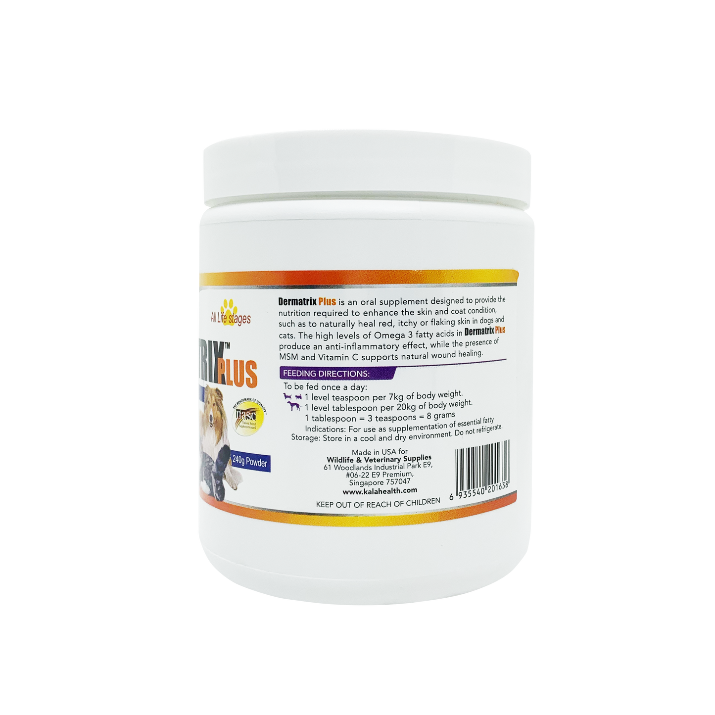Kala Health Dermatrix® Plus 240g