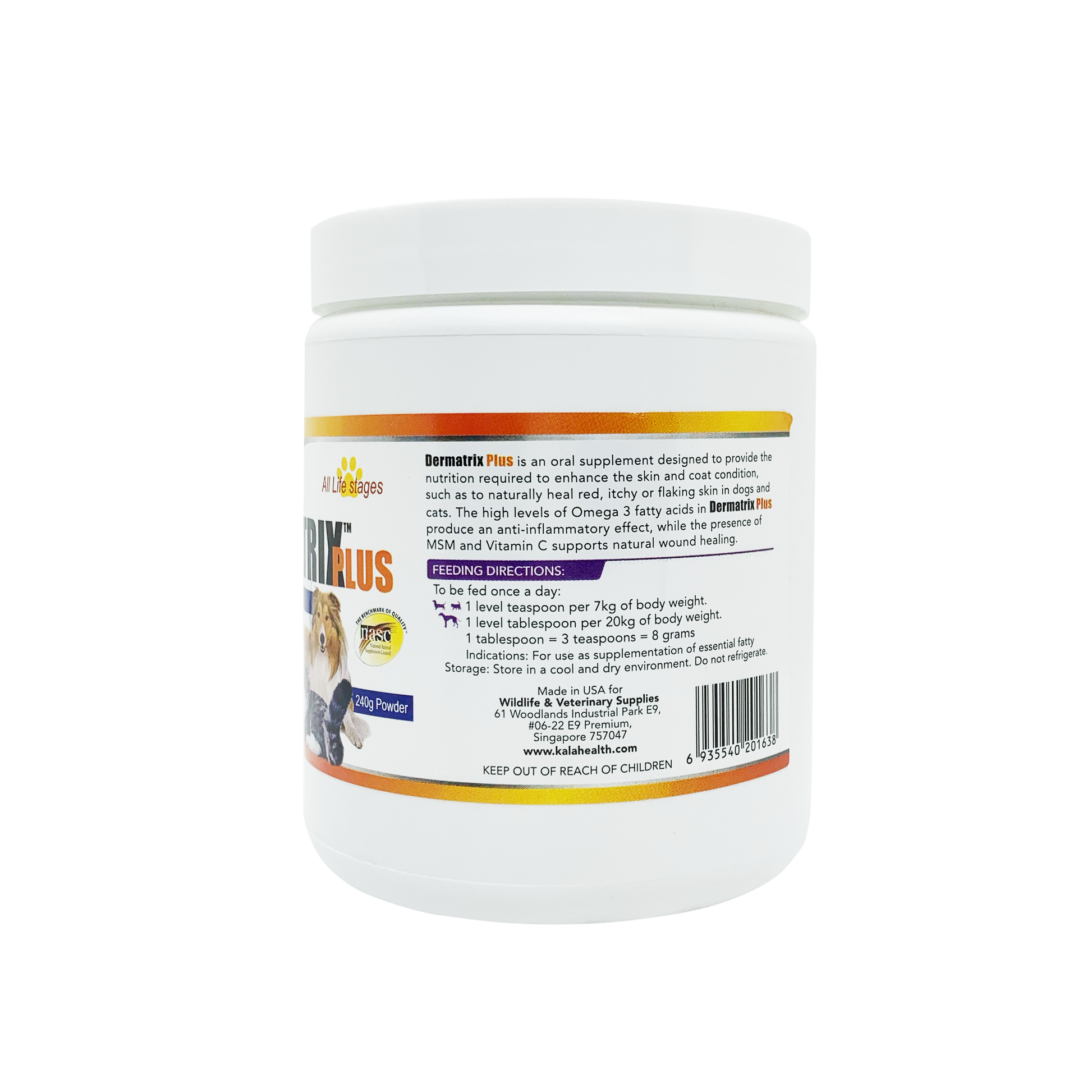 Kala Health Dermatrix® Plus 240g