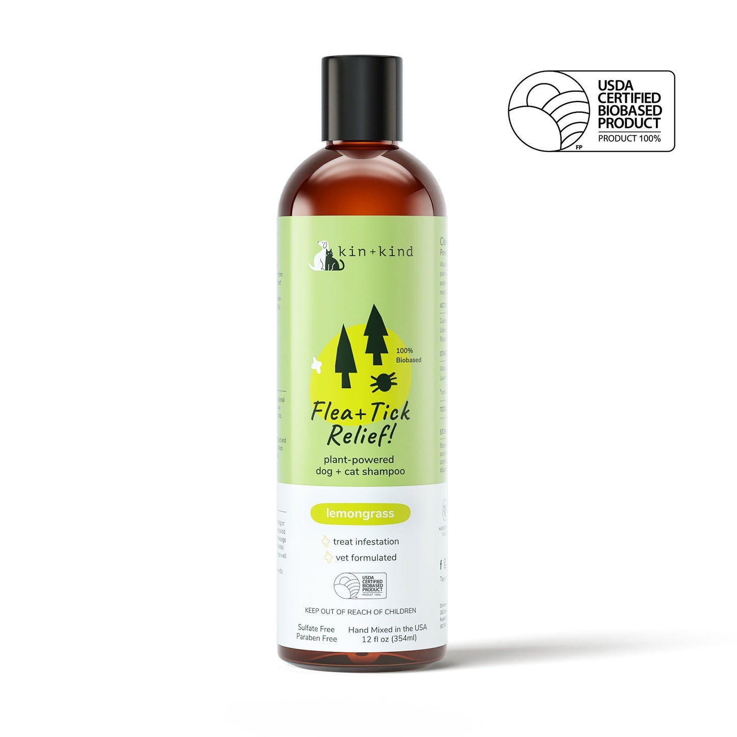 Flea|Tick Relief Natural Shampoo - Lemongrass