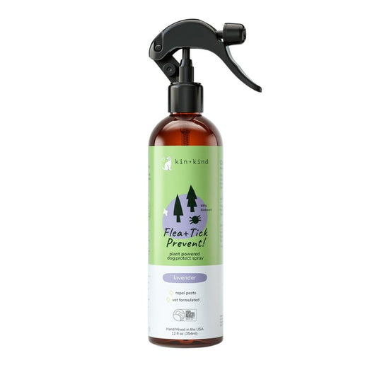Kin+Kind Flea & Tick Spray Lavender Repel Spray (Dogs & Cats)