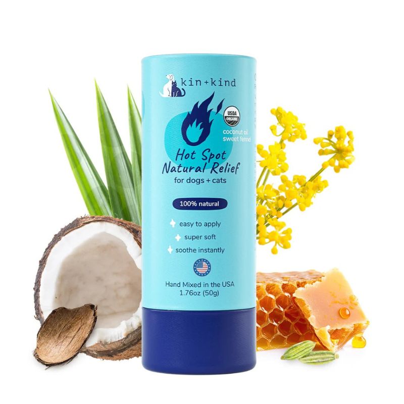 Kin+Kind Hot Spot Relief Stick for Dogs & Cats - 2.3oz