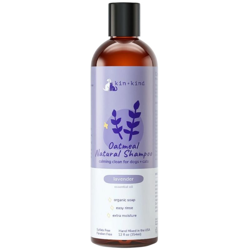 Kin+Kind Oatmeal Shampoo for Dogs & Cats (Lavender) - 354ml