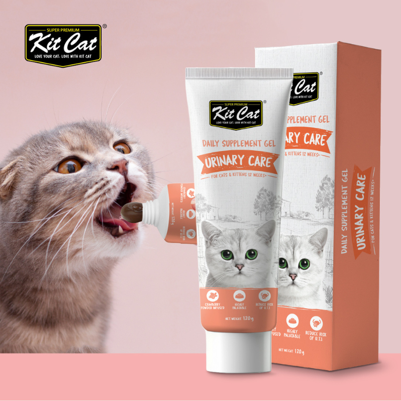 Kit Cat Daily Nutritional Supplement Gel For Cats & Kittens - Urinary Care (120g)