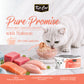 Kit Cat Pure Promise Natural Slow-cooked Wet Cat Food - Tuna & Salmon 80g - Box Of 12
