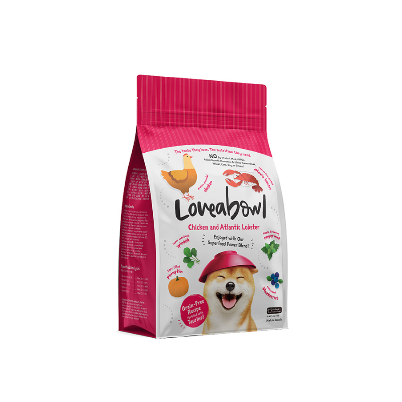 Loveabowl Chicken & Atlantic Lobster Grain Free Dry Dog Food [4 Sizes]
