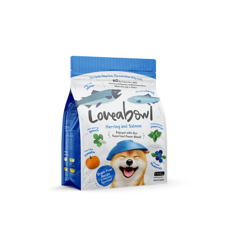 Loveabowl Herring & Salmon Grain Free Dry Dog Food [4 Sizes]