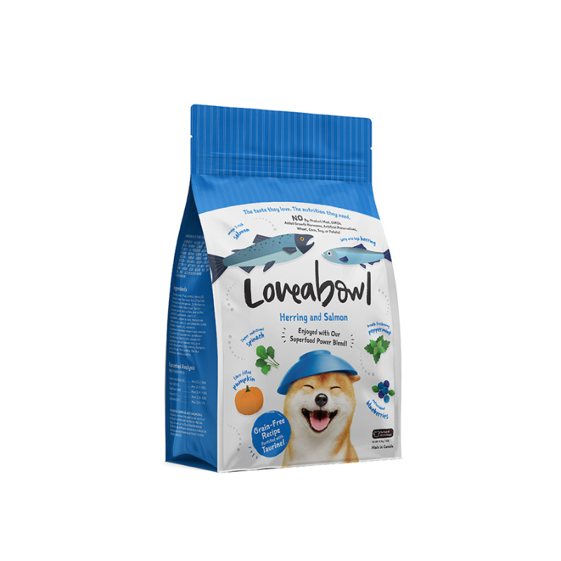 Loveabowl Herring & Salmon Grain Free Dry Dog Food [4 Sizes]