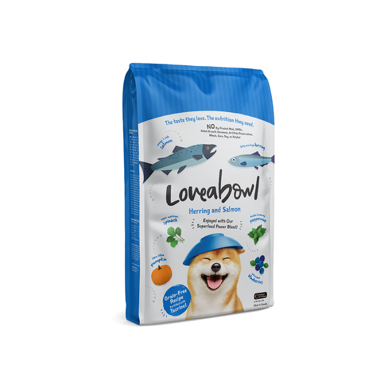 Loveabowl Herring & Salmon Grain Free Dry Dog Food [4 Sizes]