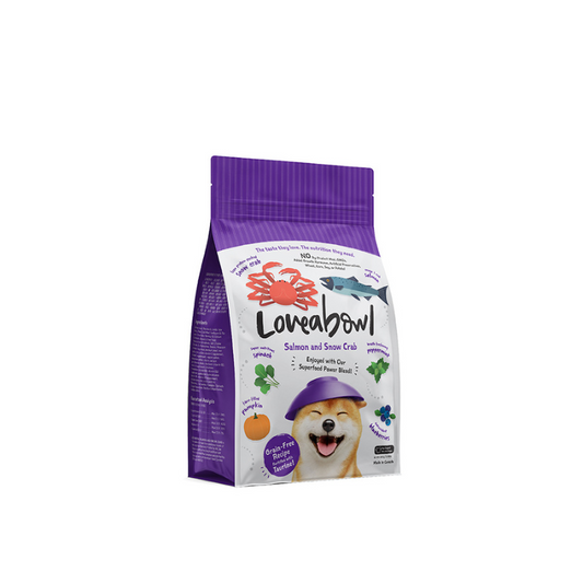 Loveabowl Salmon & Snow Crab Grain Free Dry Dog Food [4 Sizes]