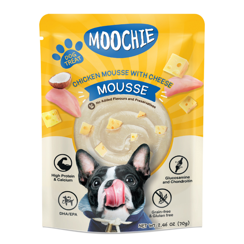 Moochie Chicken Mousse with Cheese - 70g