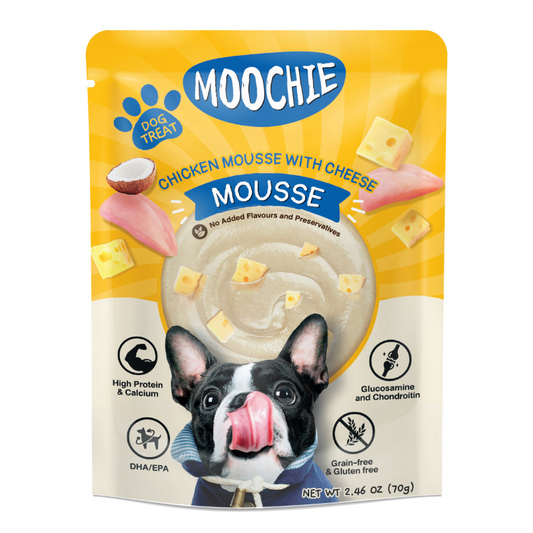 Moochie Chicken Mousse with Cheese - 70g