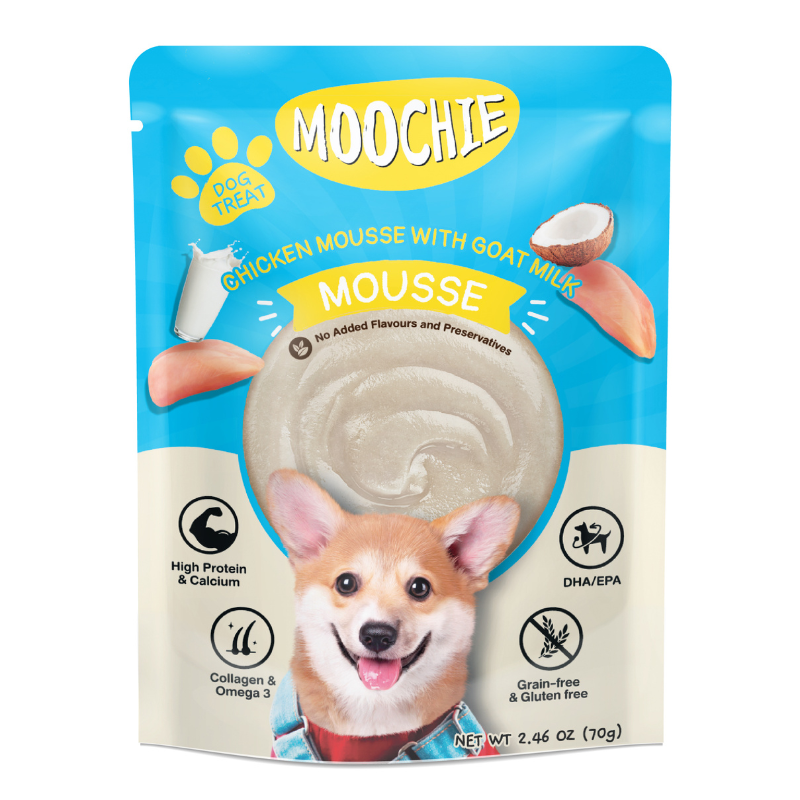 Moochie Chicken Mousse with Goat Milk - 70g