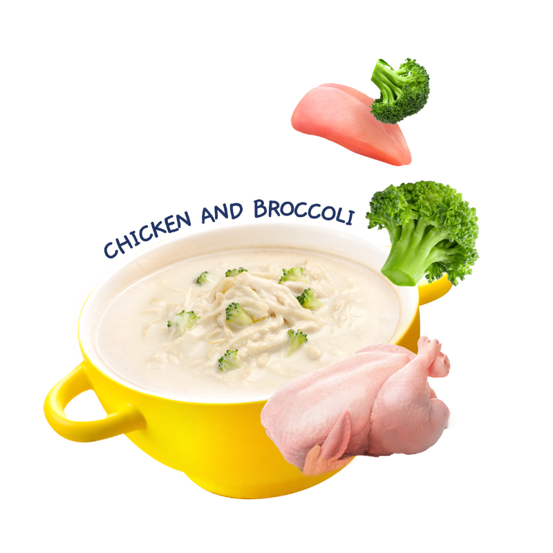 Moochie Creamy Broth with Chicken & Broccoli - 40g